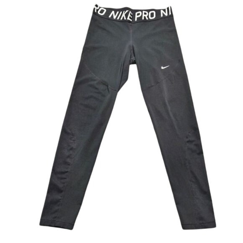 Nike Pro Dri-FIT Leggings Womens XL Black Training Tights 889561-010